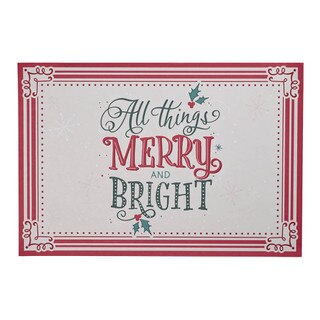 Joy To The World Paper Placemat Set