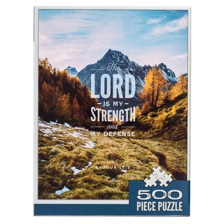 Strength & Defense Mountain Top 500-piece Jigsaw Puzzle - Exodus 15:2