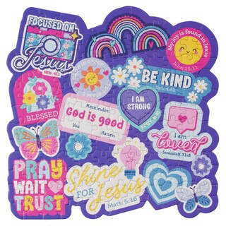 Shine for Jesus Stickers 140-piece Puzzle - Matthew 5:16