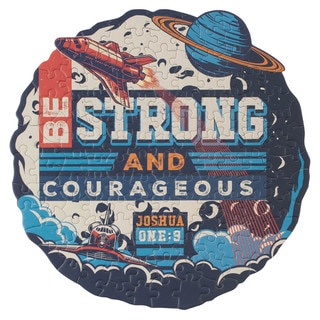 Be Strong and Courageous 140-piece Puzzle 0 Joshua 1:9