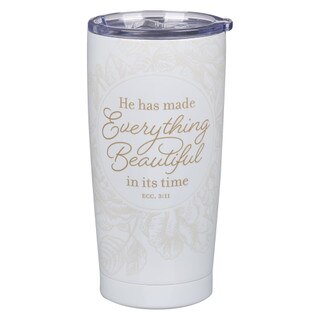 Everything Beautiful Stainless Steel Travel Tumbler - Ecclesiastes 3:11