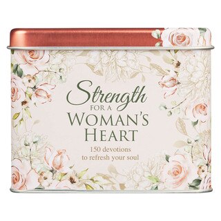 Strength for a Women's Heart Devotional Cards in a Tin