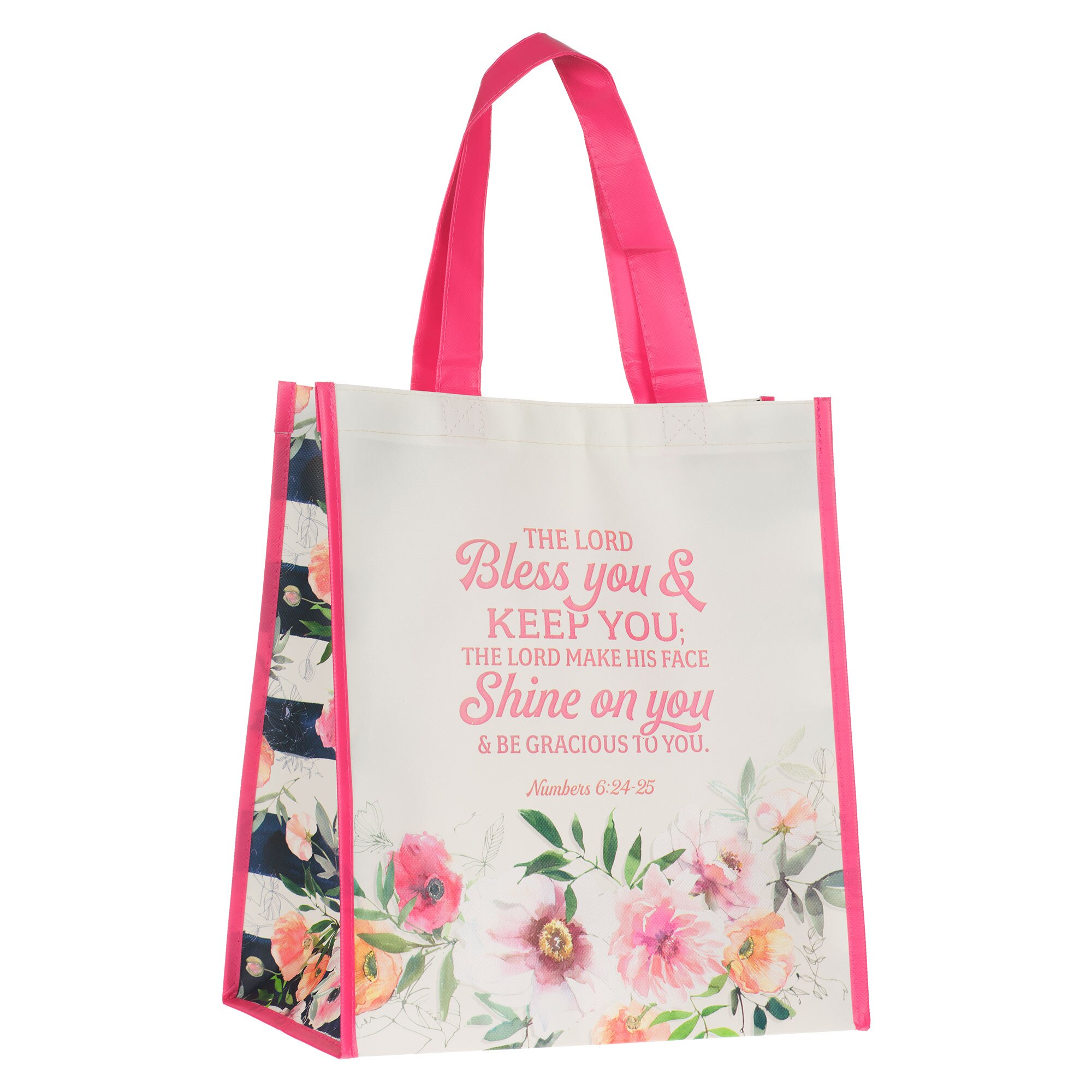 Bless You and Keep You Non-Woven Coated Tote Bag - Numbers 6:24-25