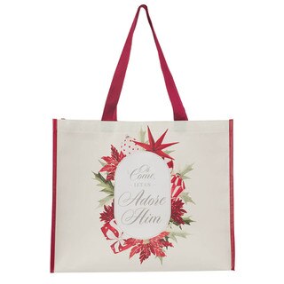 Adore Him Large Non-woven Coated Reusable Tote Bag