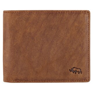 Men's Timber Spice Brown Full Grain Cowhide Leather Bifold Rhino Armor™ Wallet