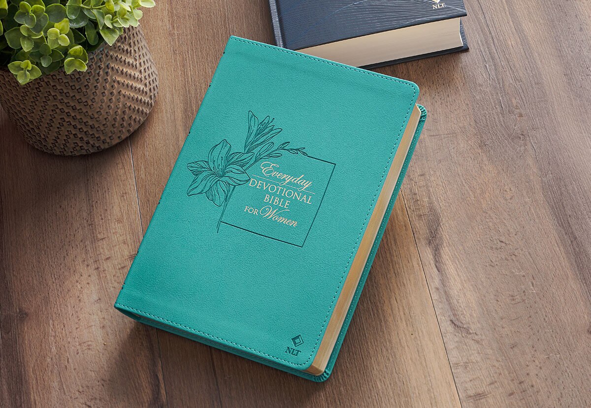 Teal Devotional Bible